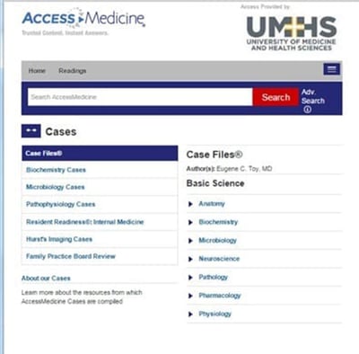 AccessMedicine case files