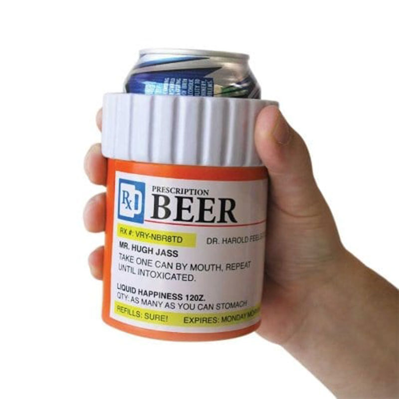 BIG MOUTH TOYS PRESCRIPTION KOOLER: For your doctor's favorite drink. Available from Amazon. Photo: Amazon.com