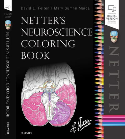 Netter's Neuroscience Coloring Book Cover. Image: Courtesy of Elsevier