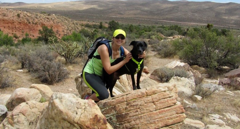 DR-FETTEROLF-Hiking-with-her-dog