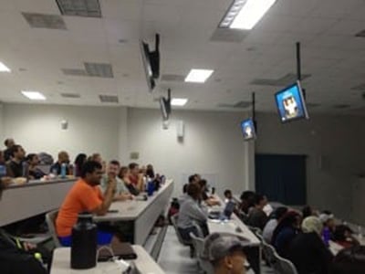 UMHS Medical Students enjoy JNF Hospital Fundraising event.
