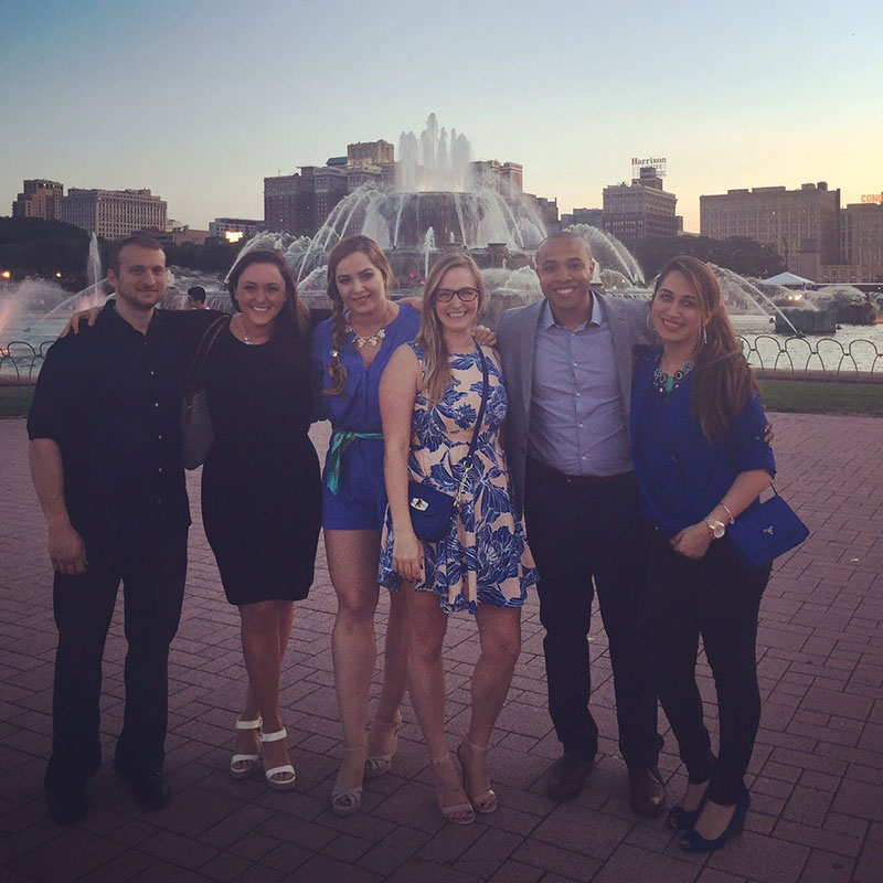 'Gathering in Chicago to celebrate the engagement of two members of my island family, June 2015.' Photo: Courtesy of Dr. Miriam Bernstein