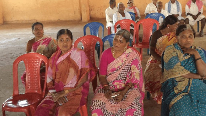 HEALTH CAMP IN INDIA: Patients wait their turn at last year's Health Camp. Photo: Courtesy of Dr. Prakash Mungli