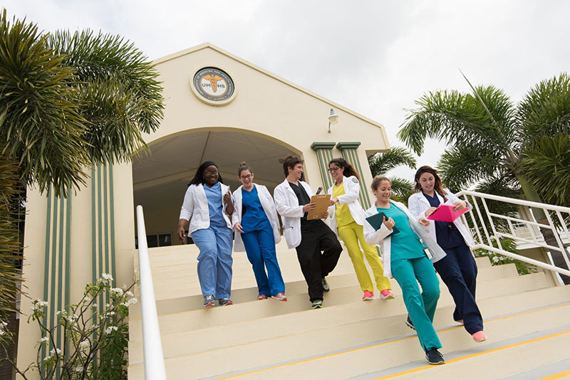 HOLISTIC ADMISSIONS AT UMHS: UMHS in St. Kitts practices holistic admissions. Numerous factors are considered when reviewing a student's application, according to Robert Bennett in Applicant Services.  Photo: UMHS Files.