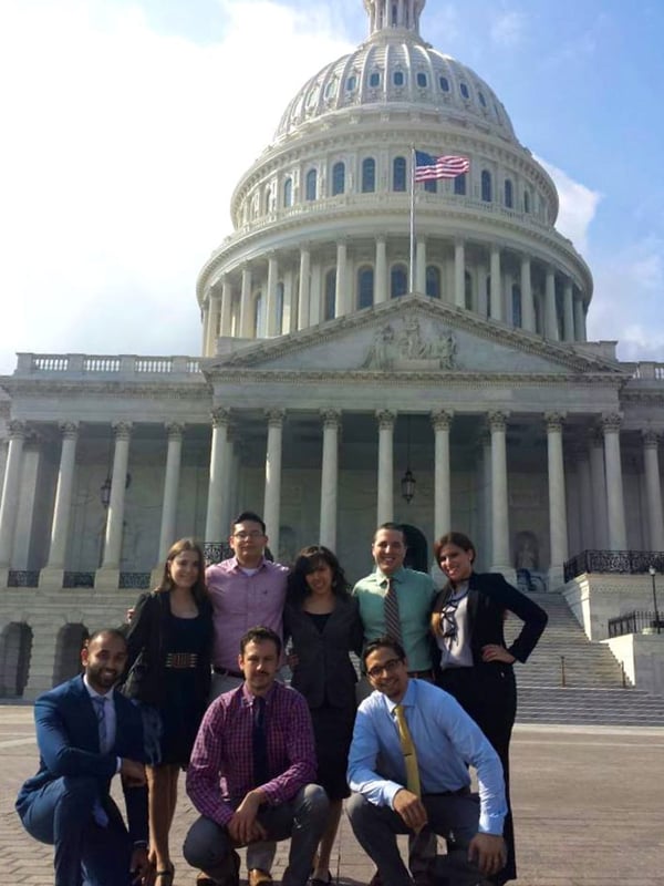 IN WASHINGTON: Legislative visit. Photo: Courtesy of LMSA
