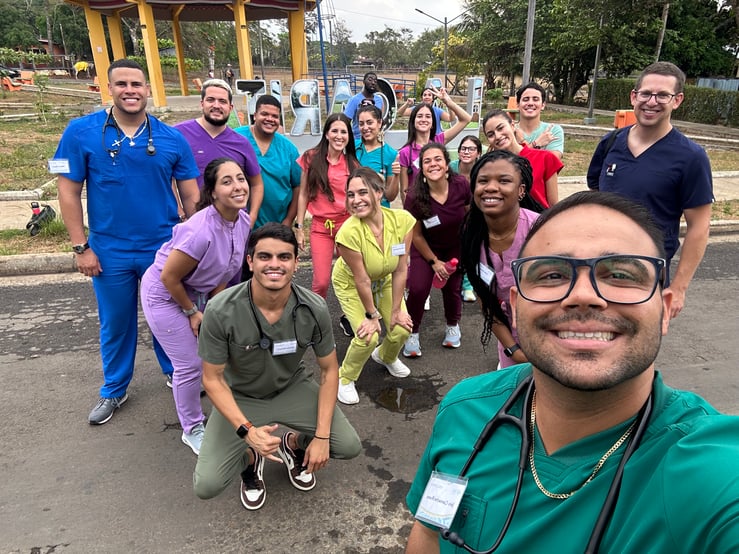 Jairo with Med4You team in Costa Rica