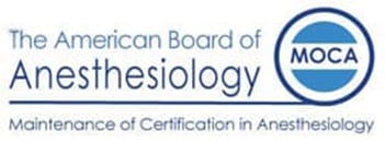 MAINTENANCE OF CERTIFICATION (MOCA): 'Begins for newly-minted Diplomates of the American Board of Anesthesiology (ABA).' Starting in 2000, Maintenance of Certification (MOCA) begins for newly-minted Diplomates of the American Board of Anesthesiology (ABA).' Photo: © Wood Library-Museum. www.WoodLibraryMuseum.org