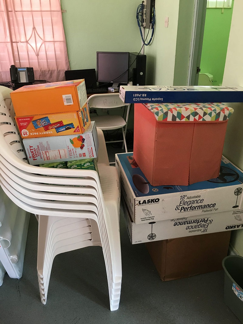 MONEY HELPED BUY VITAL ITEMS AT JNF HOSPITAL: UMHS students raised money for badly needed items like new chairs and fans for the JNF Hospital Psychiatric Ward. Photo: UMHS