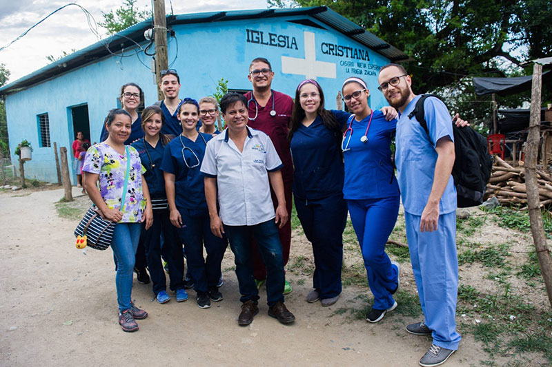 Med4You UMHS team after a good Medical Clinic Day in 'La Esperanza' in Guatemala. Photo: UMHS Med4You