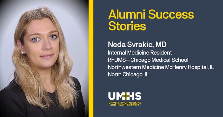 UMHS grad Dr. Neda Svrackic
