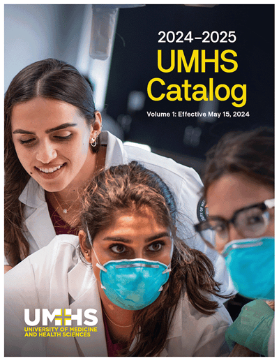 Cover of the 2024-2025 UMHS Course Catalog