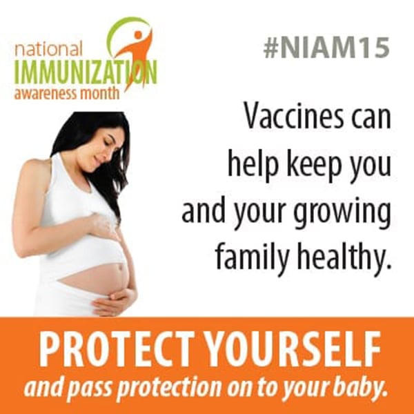 PREGNANT WOMEN & IMMUNIZATION: Expectant mothers need whooping cough & flu vaccines to protect themselves & their unborn baby. Photo: Courtesy of NPHIC