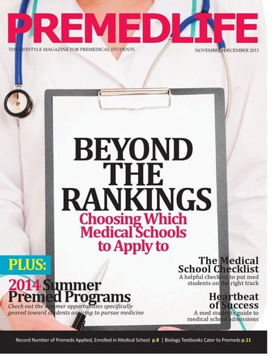 PREMEDLIFE: Print edition of the popular premed magazine (also available online at http://www.premedlife.com Photo: Pinterest.com