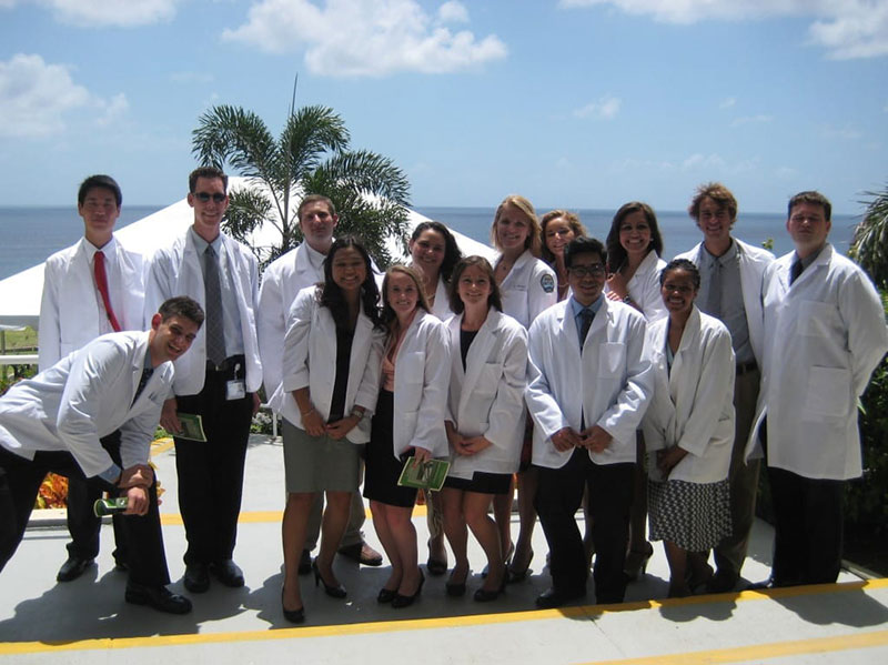 White Coat Ceremony back in fall 2011. Photo: Courtesy of Dr. Elizabeth Nielsen