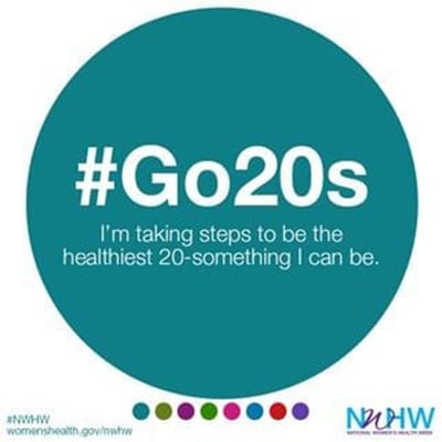 #go20s. Image: U.S. Department of Health & Human Services Office on Women's Health