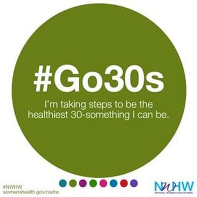 #go30s. Image: U.S. Department of Health and Human Services Office on Women's Health