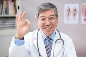 older doctor