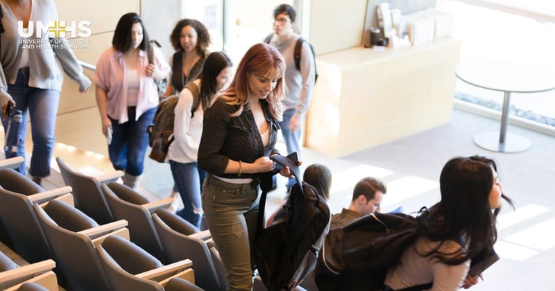 students attending premed post bacc program