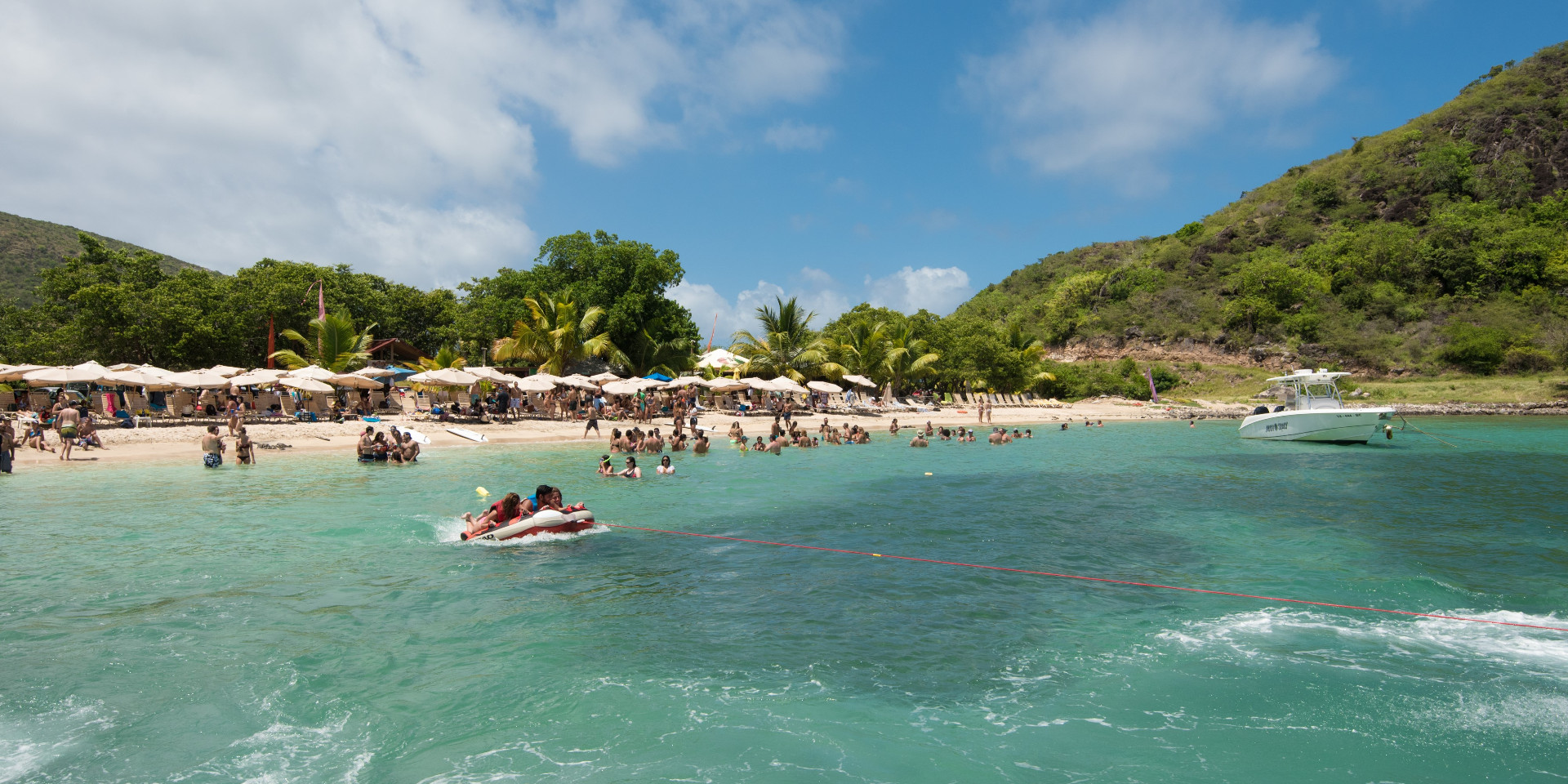 Beach Scene in St Kitts