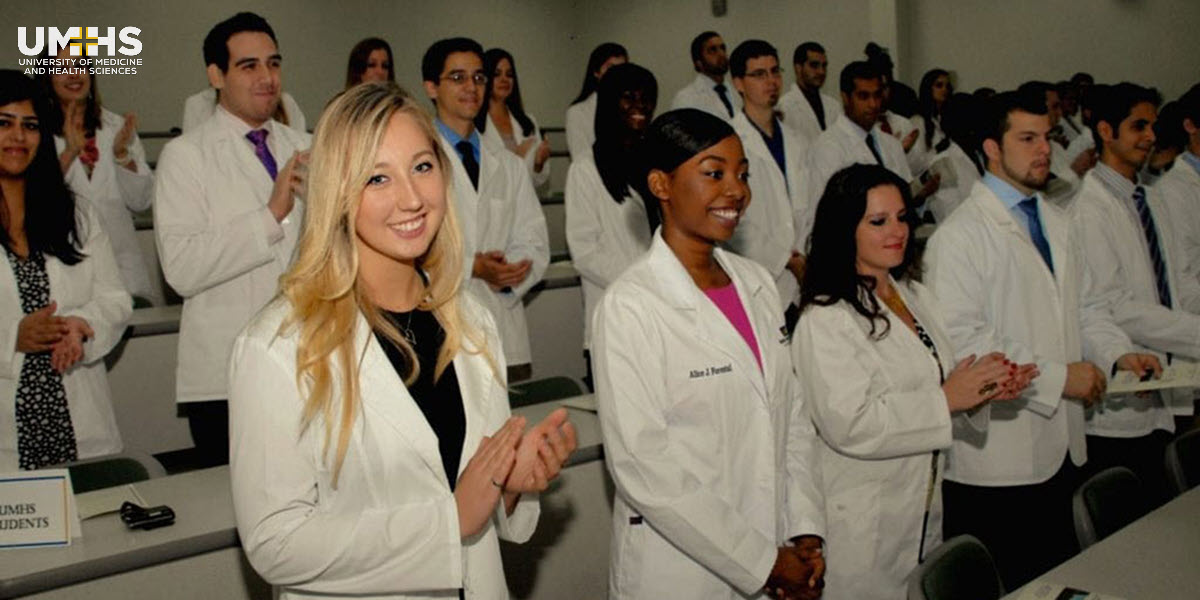 White coat ceremony from University of Medicine and Health Sciences